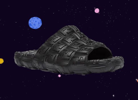 Fendi Monogram Bubble Slides