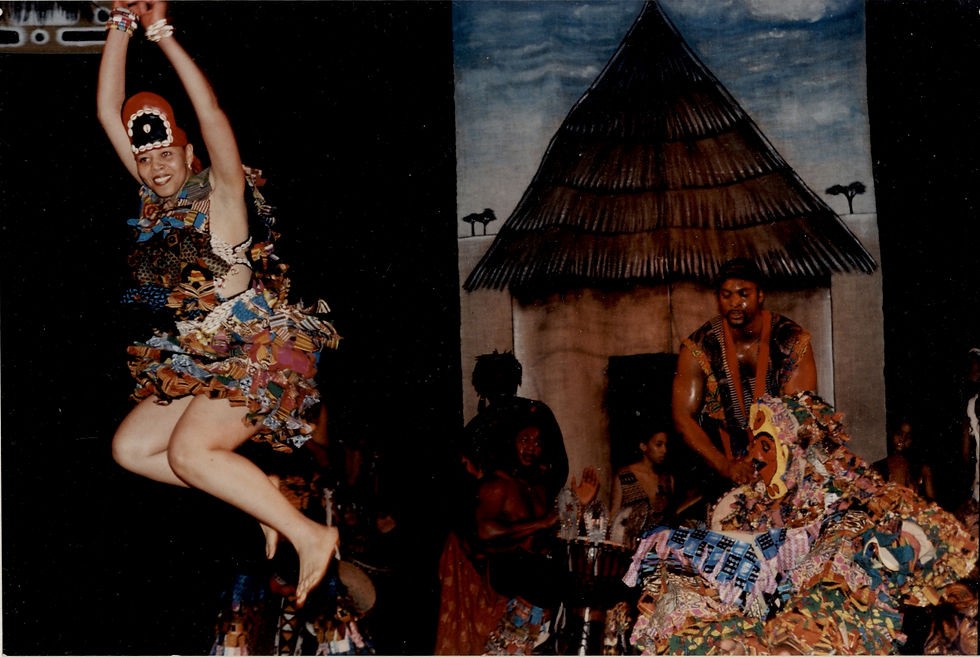 Harvest Concert Mandiani Scene at the Sankofa Center for Cultural Enrichment c. 1998_photo by Armeta La Verne Gray