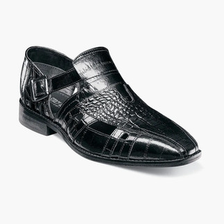 CALVINO Leather Sole City Sandal