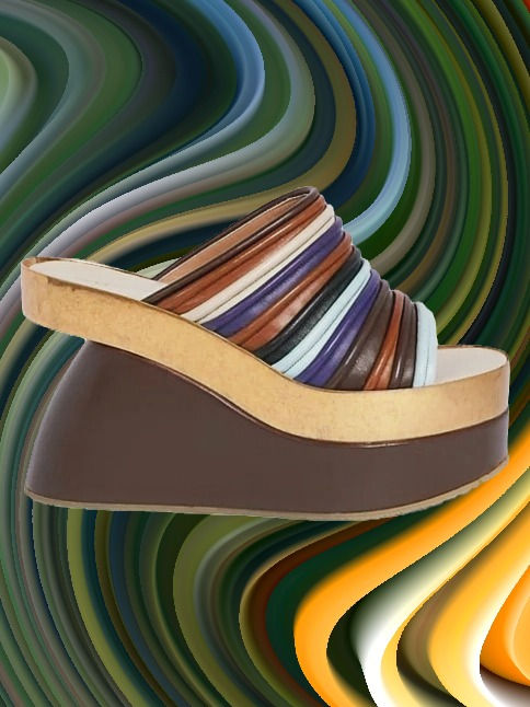 Dries Van Noten 60MM Leather Wedge Sandals