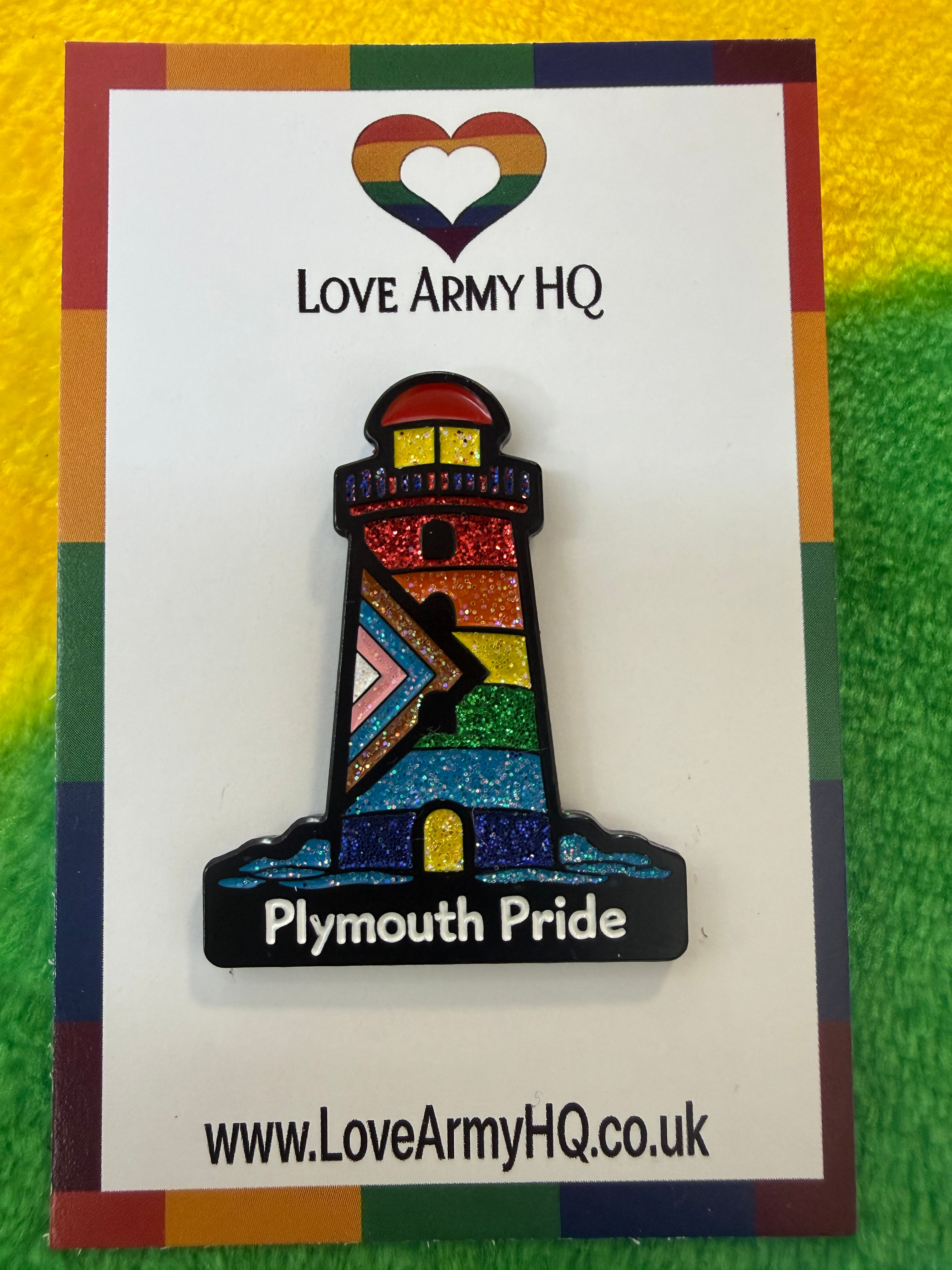 NEW Plymouth Pride badge