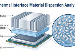 Bead mill dispersed thermal interface material between chip and heat sink