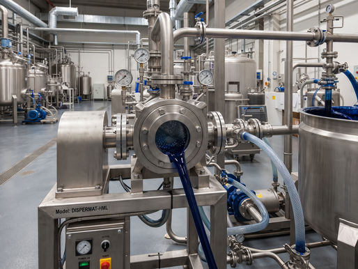 Pigment dispersion machine for ink and paint production