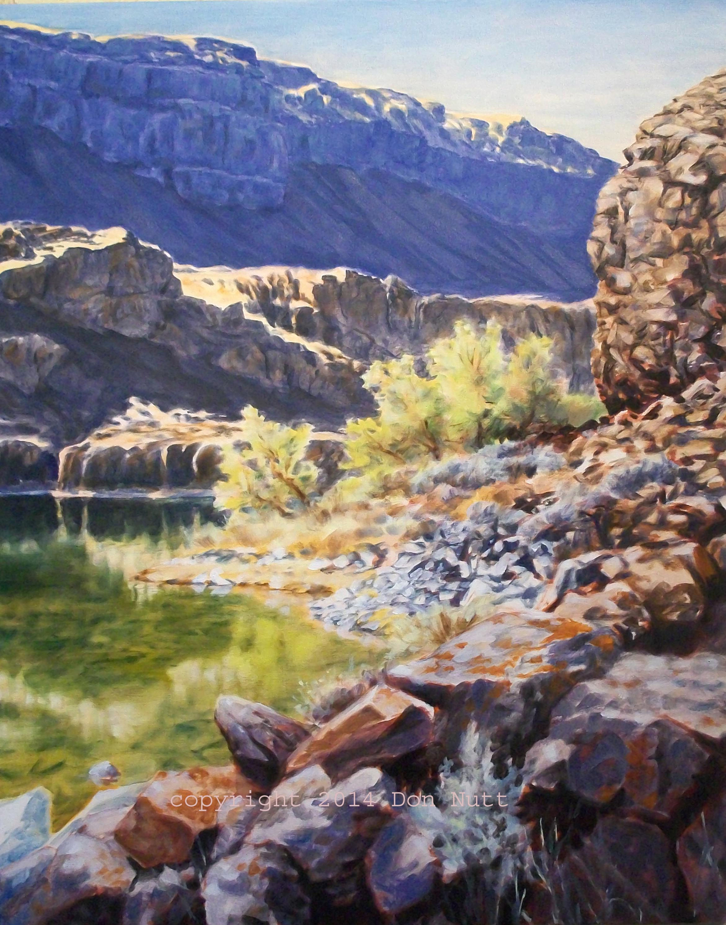 "Lenore Lake Afternoon"