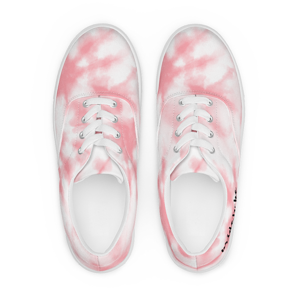 Thumbnail: Tie Dye Bride to Be Canvas Shoes