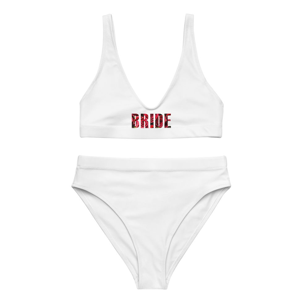 Thumbnail: Roses Bride Bikini Set