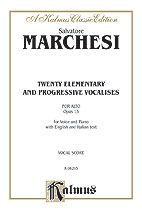 Thumbnail: Twenty Elementary and Progressive Vocalises, Opus 15