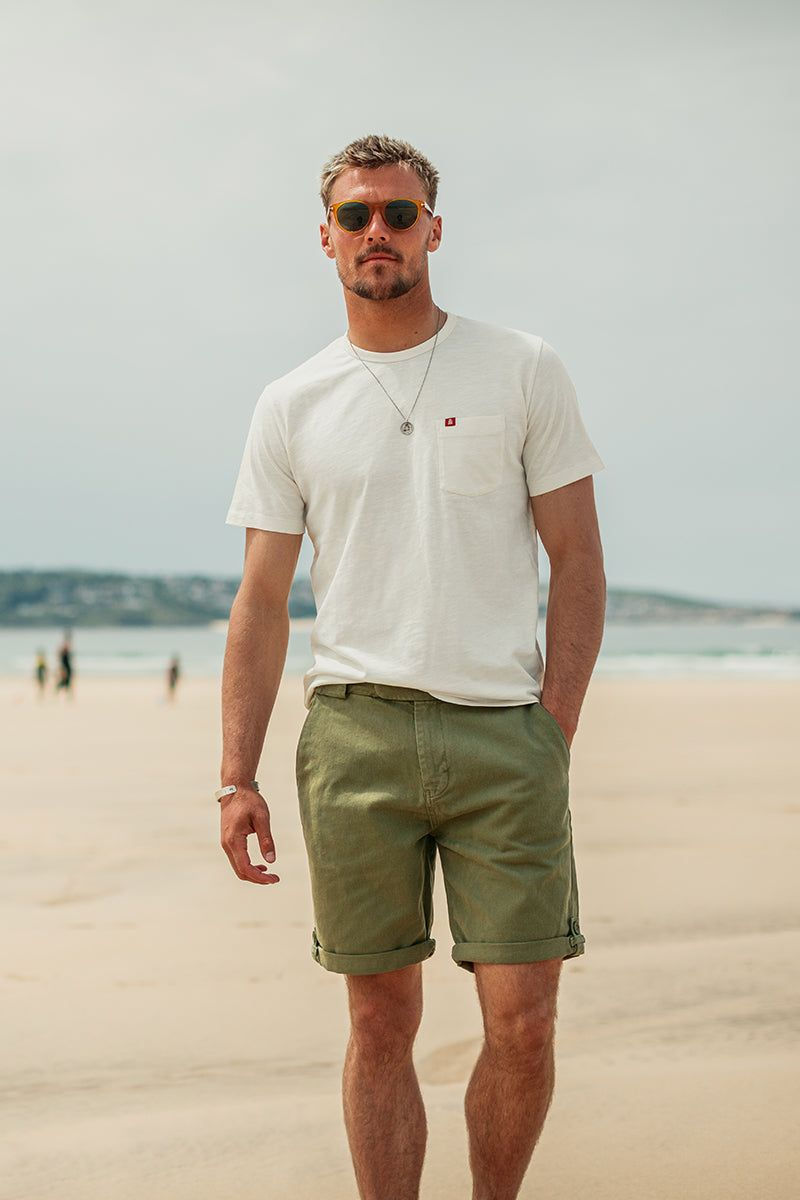 &SONS Slub Pocket T-shirt Raw