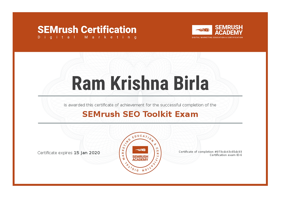 SEMrush Academy Certificate.png