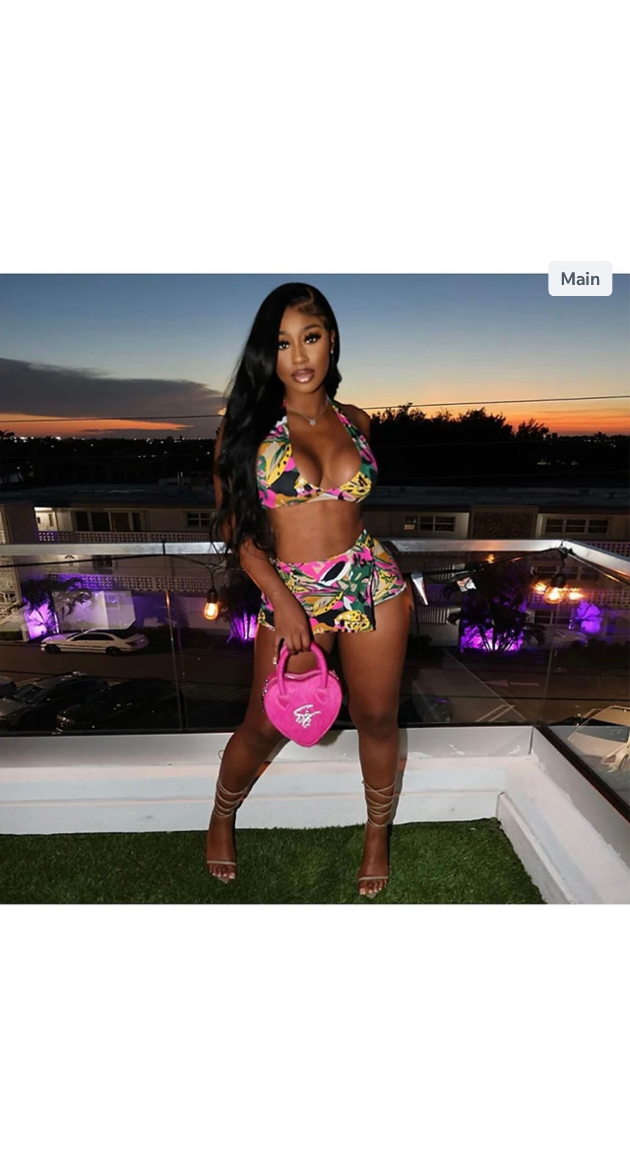 Pink two piece 