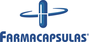 Logotipo de Farmacápsulas, fabricante de cápsulas duras de gelatina bovina y HPMC.