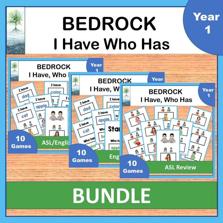 Bedrock Literacy Curriculum I Have, Who Has Review Card Games, Year 1 Bundle