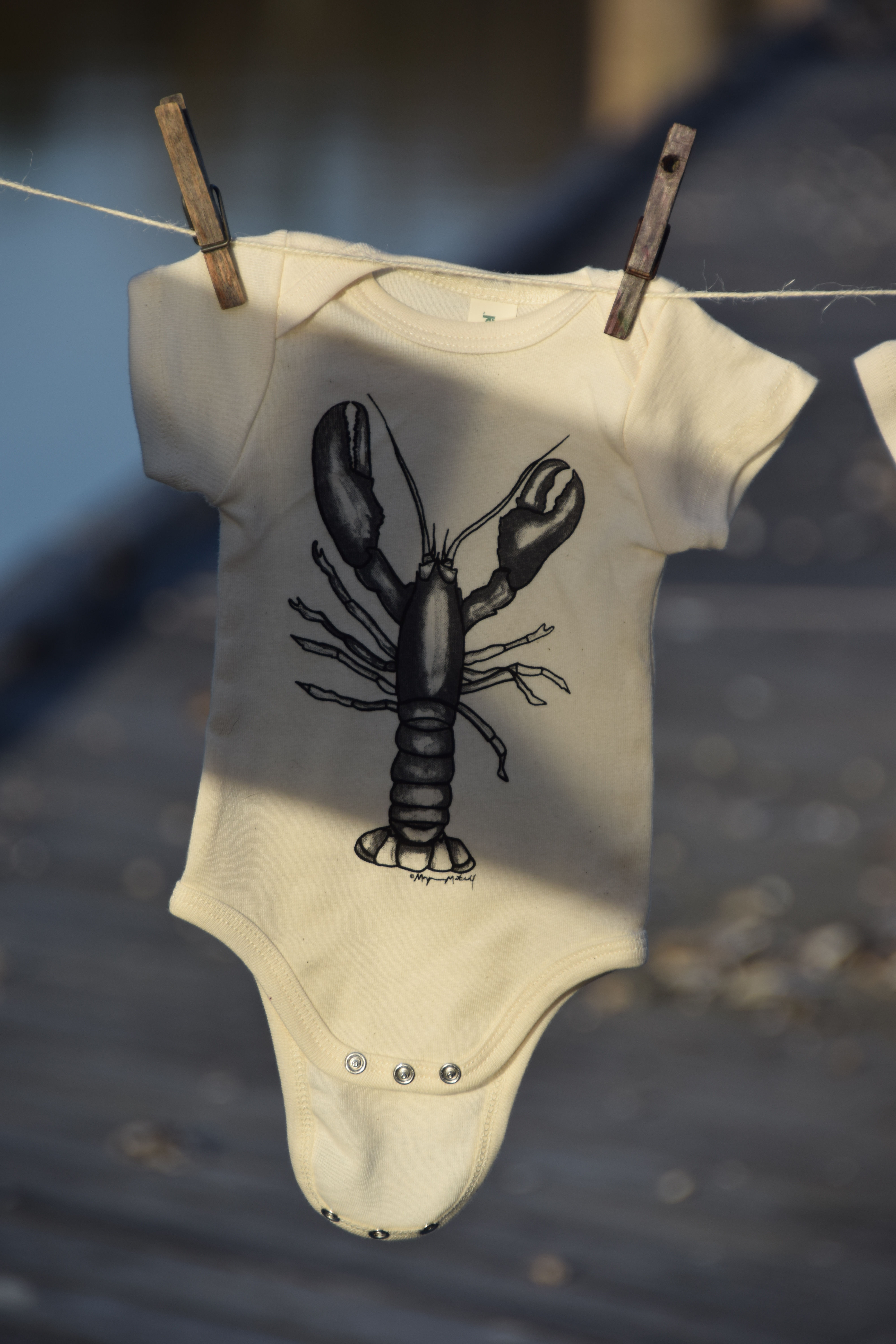 Organic Lobster Onesie