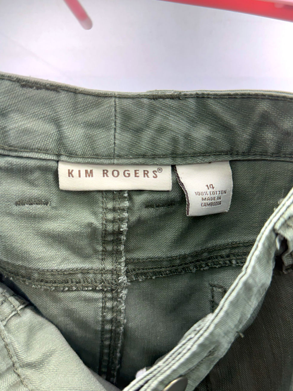 Thumbnail: Kim Rogers women’s green pencil skirt 16