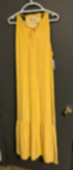 Thumbnail: New XL women yellow nine west sundress ￼