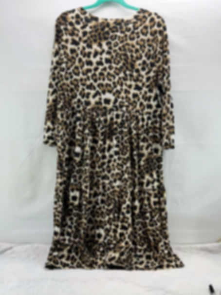 XL reborn J long sleeve woman’s XL leopard dress