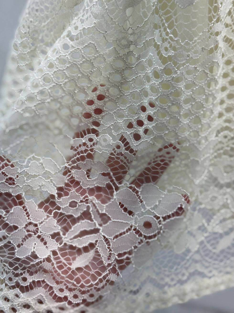 Thumbnail: New Metrowear Cream Lace Skirt - Women's Large, Full Style