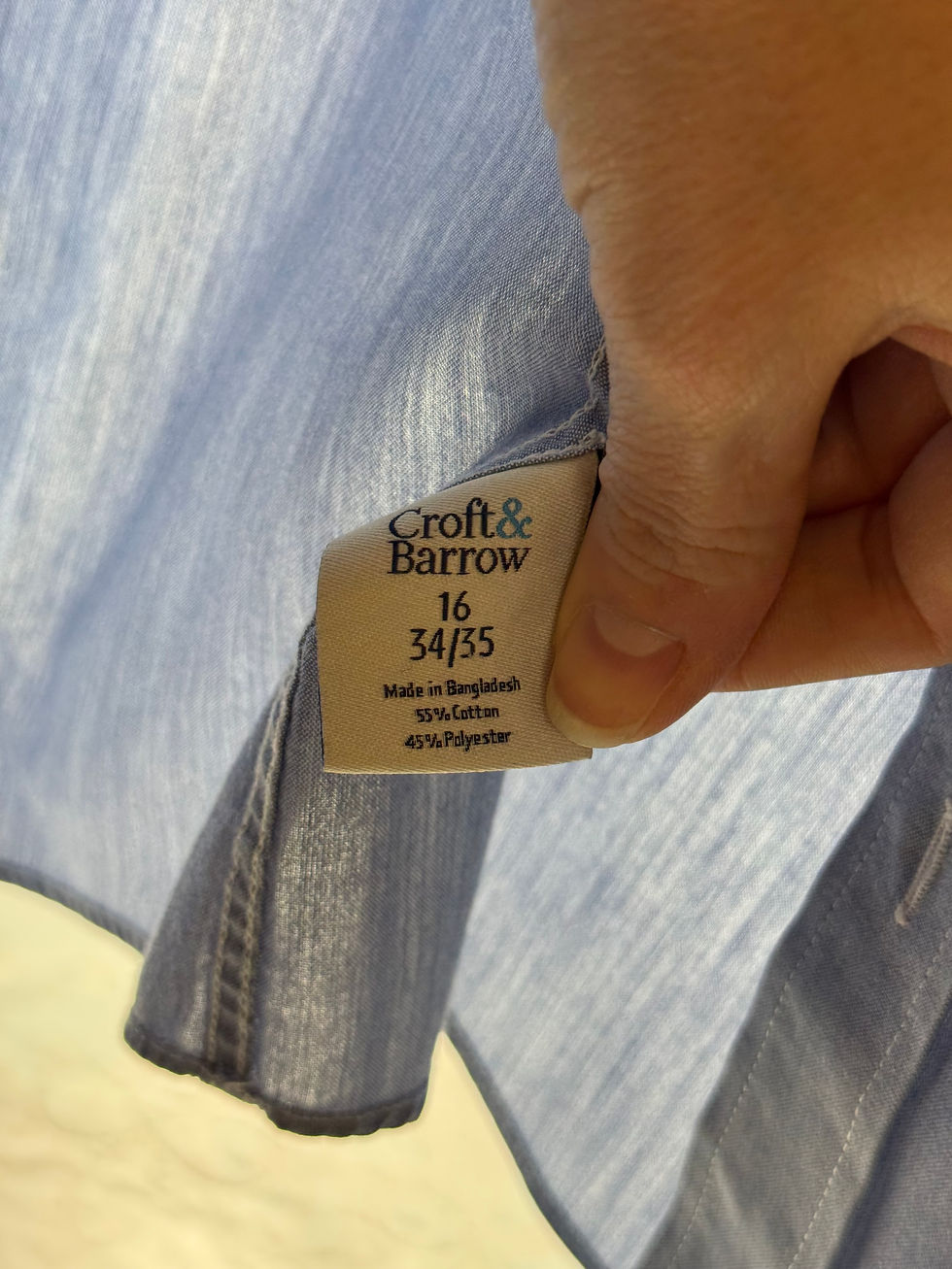 Thumbnail: Croft & Barrow men’s button up dress shirt 16