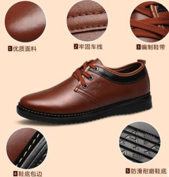 縮圖：男鞋冬季潮鞋 加絨棉鞋 男士皮鞋 英倫韓版 休閒鞋子/工作皮鞋