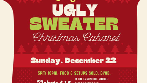 Ugly sweater party flyer 