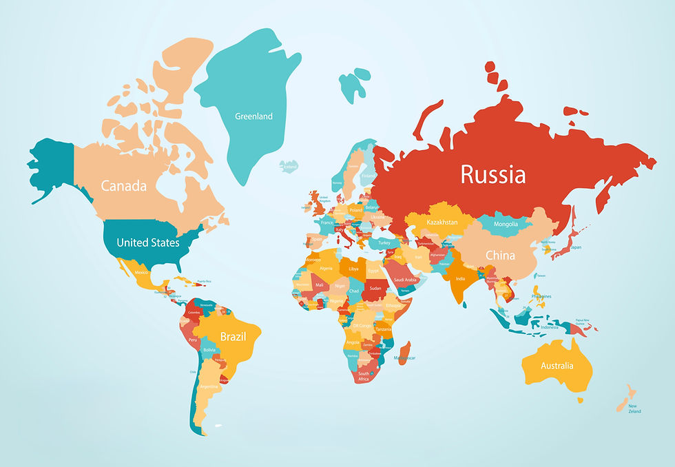 worldmap disposable