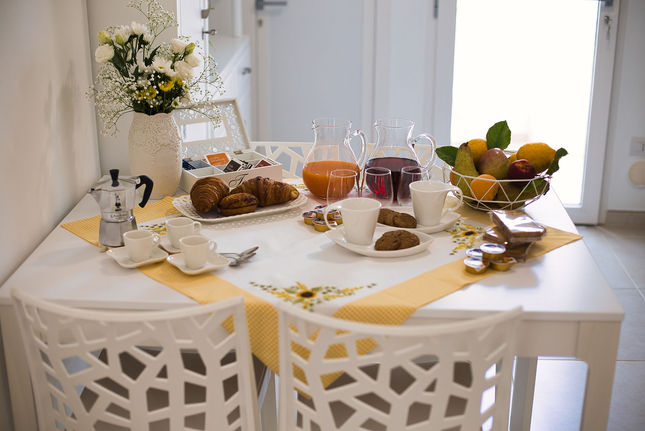 Corte Cocola cucina prima colazione di benvenuto