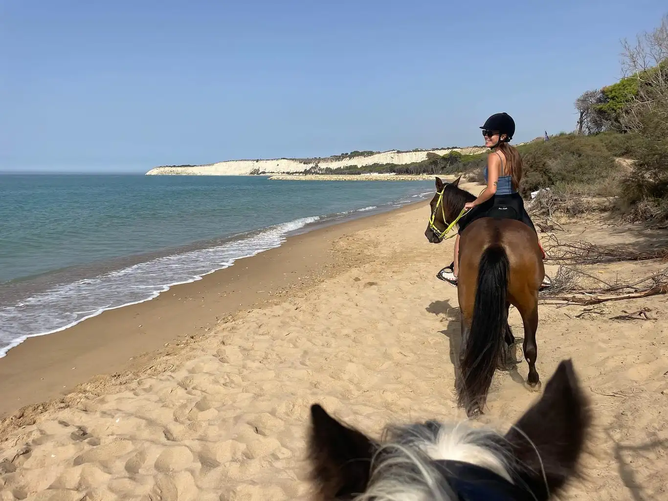 Passeggiata a cavallo ad Agrigento tra Riserva Torre Salsa e Capo Bianco