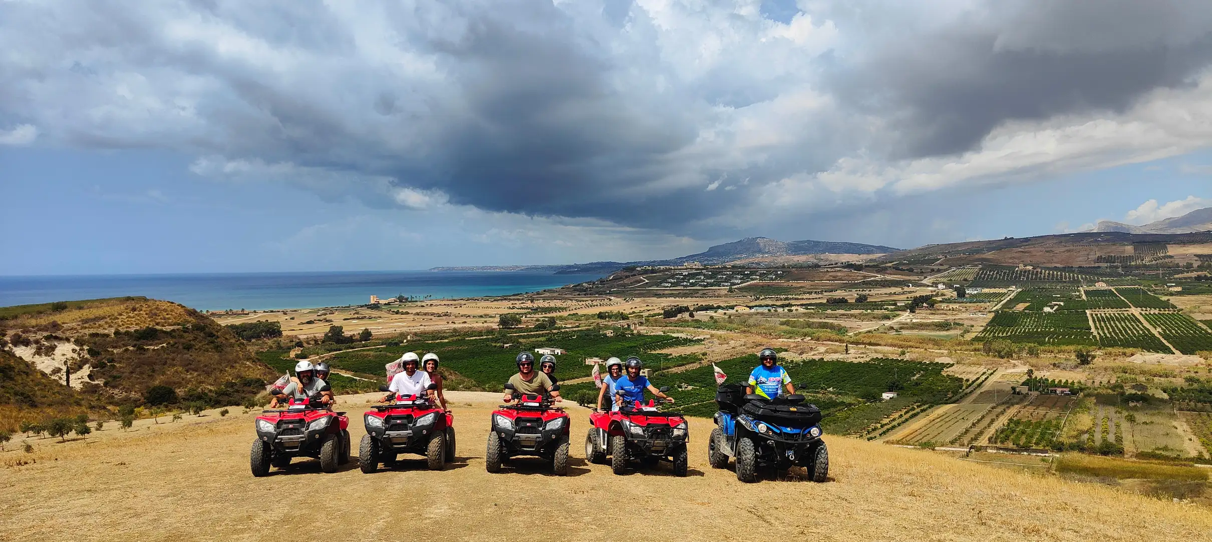 Tour in quad al castello Poggiodiana e dintorni da Agrigento
