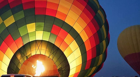 Dubai volo in mongolfiera nel deserto