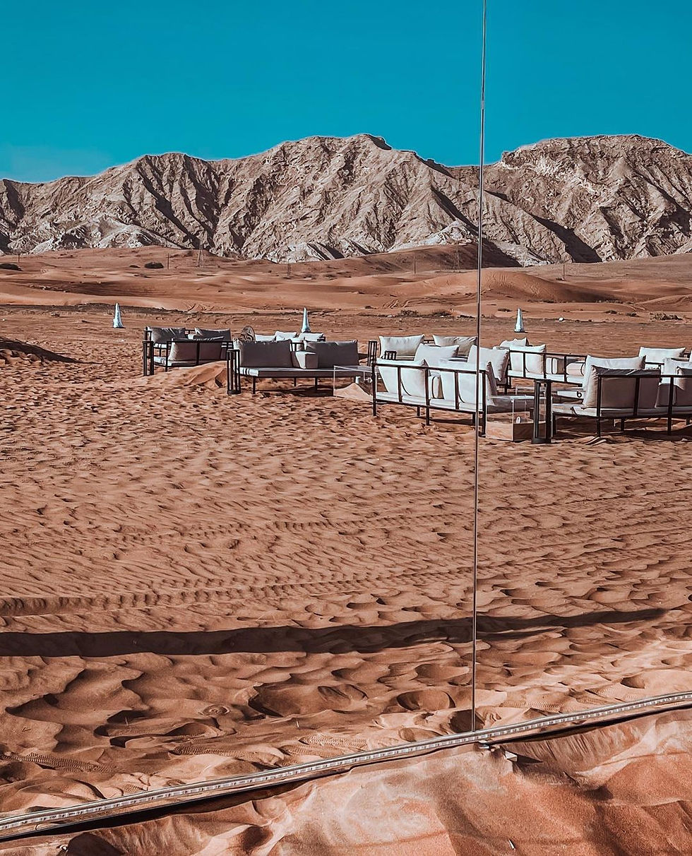 Dubai desert bar