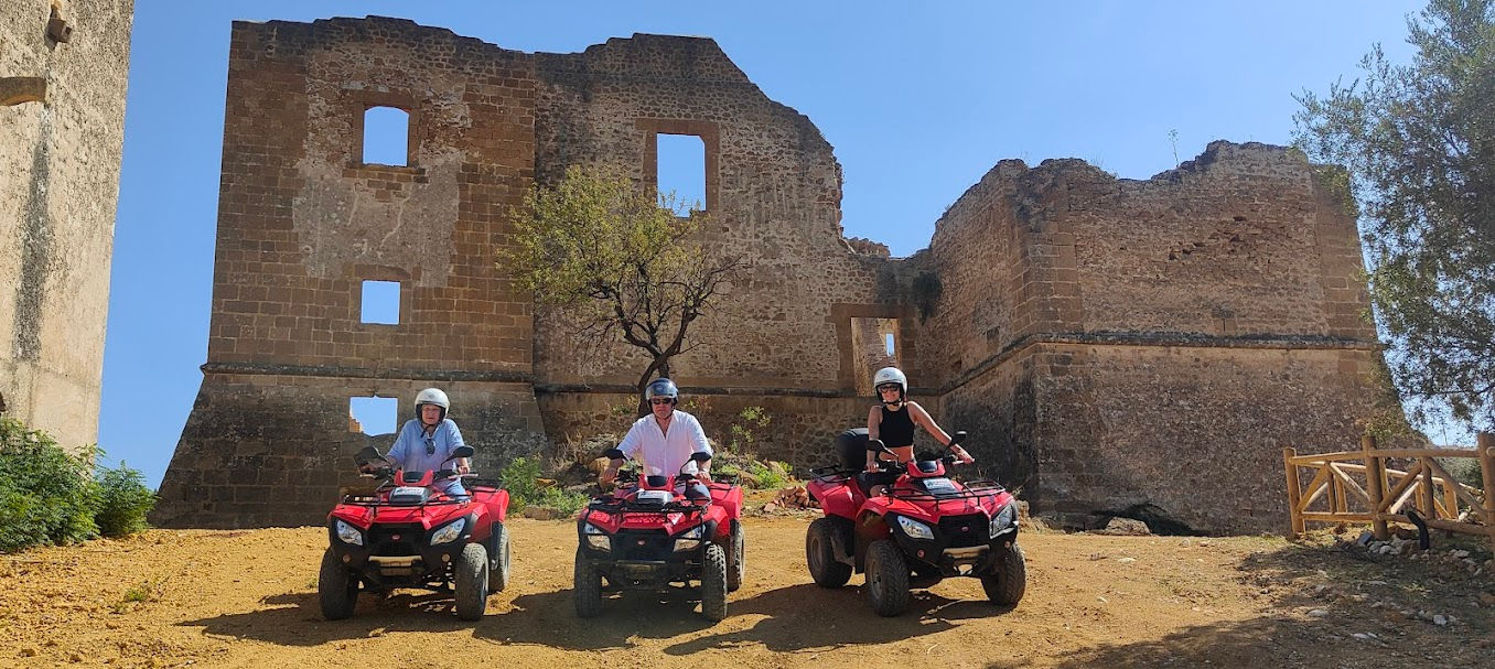 Tour in quad al castello Poggiodiana e dintorni da Agrigento