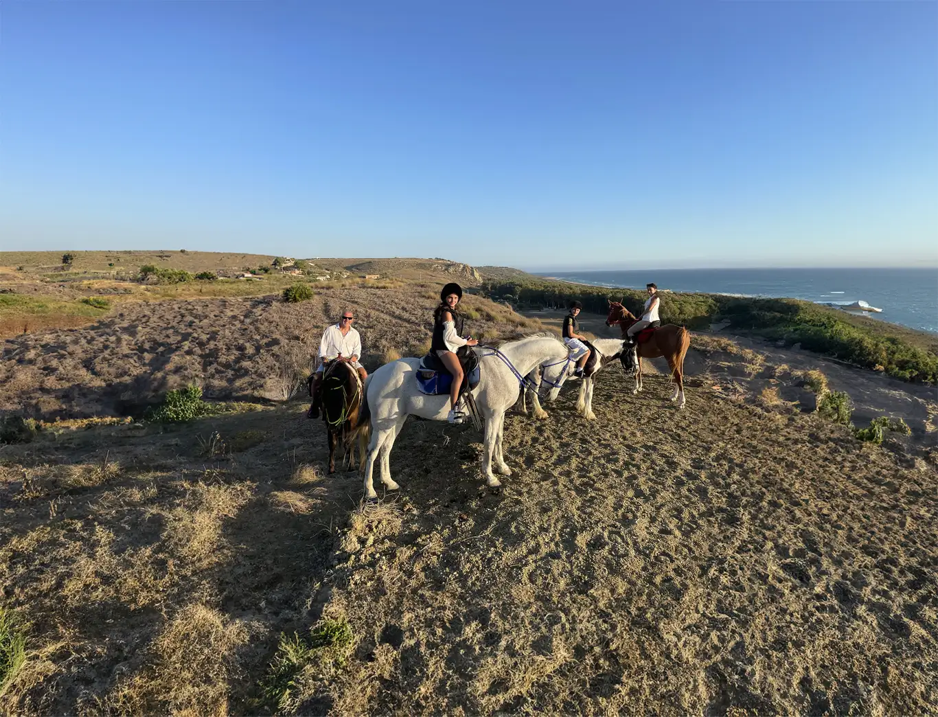 Passeggiata a cavallo di 5 ore ad tra Agrigento tra la Riserva Torre Salsa, Eraclea Minoa e Capo Bianco con pranzo o aperitivo