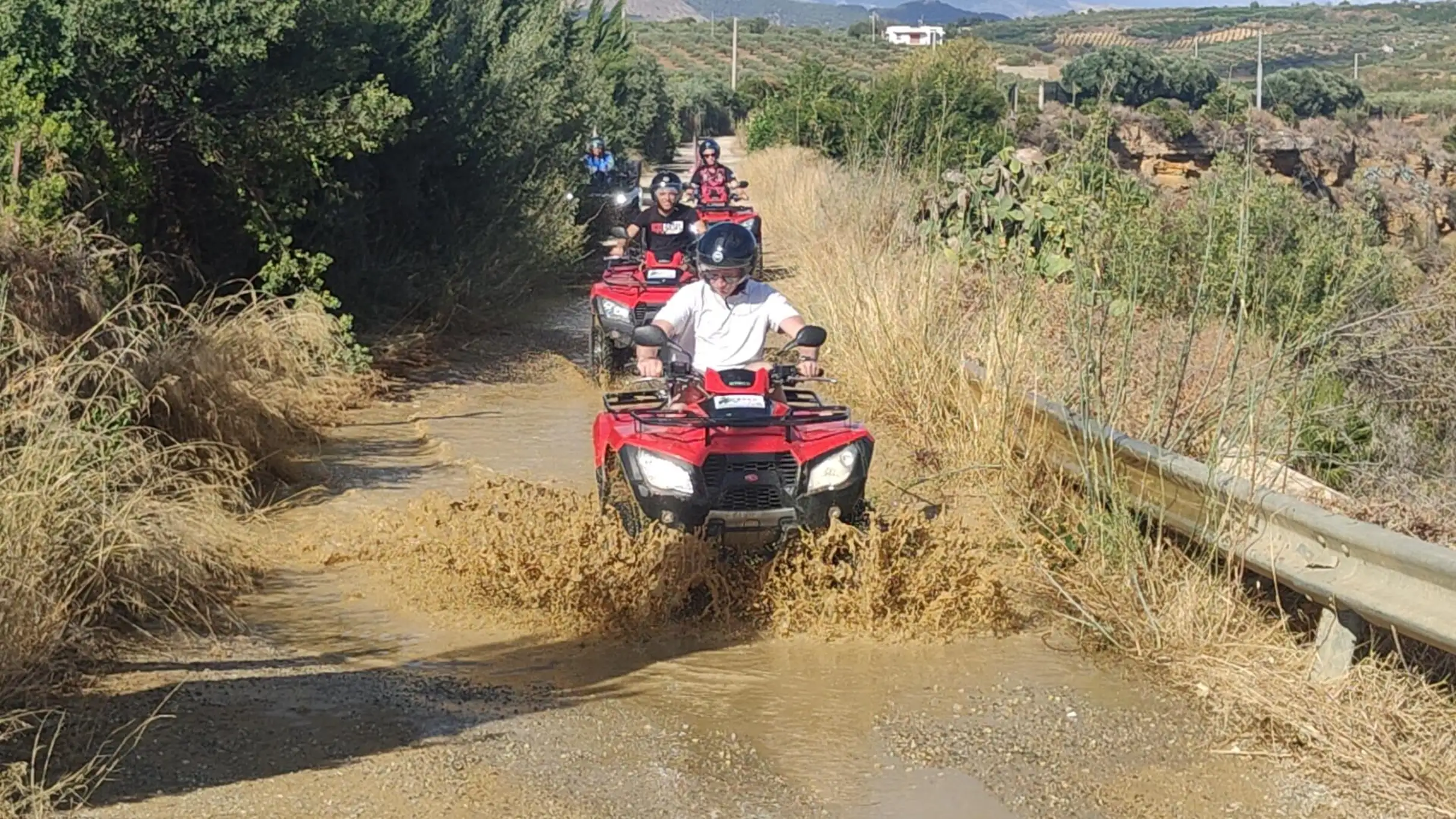 Tour in quad al castello Poggiodiana e dintorni da Agrigento