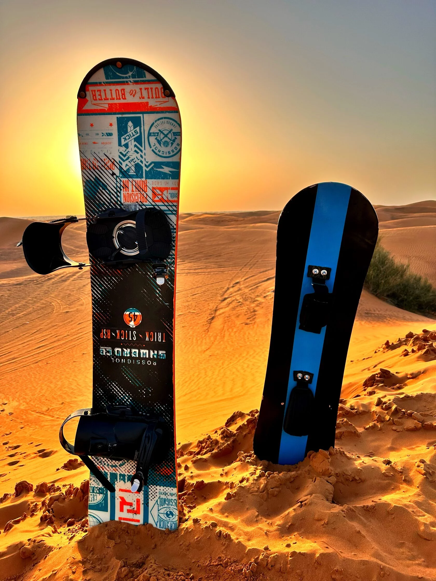 Dubai sand boarding nel deserto