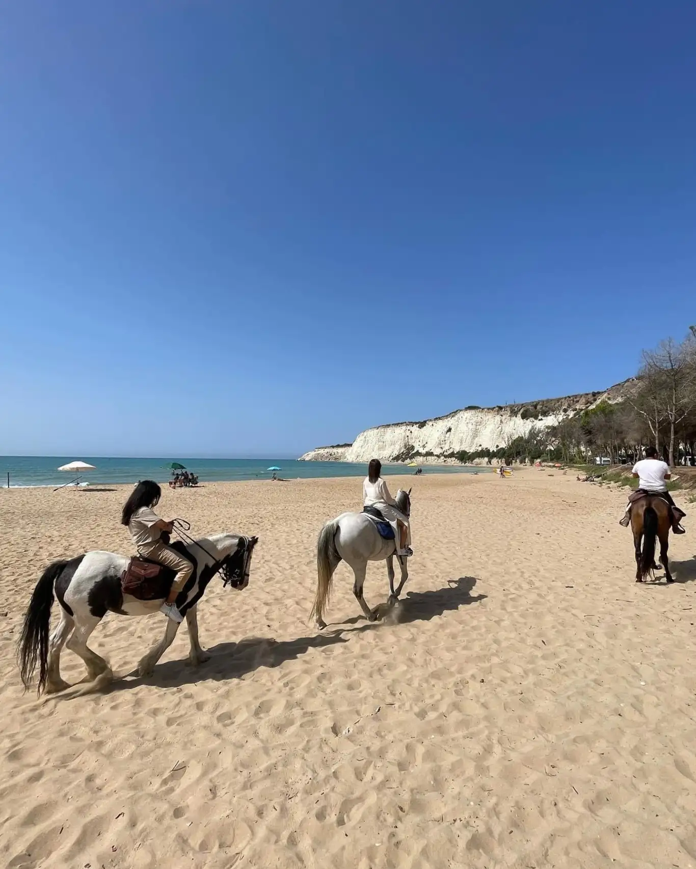Passeggiata a cavallo ad Agrigento sulla spiaggia di Capo Bianco con aperitivo