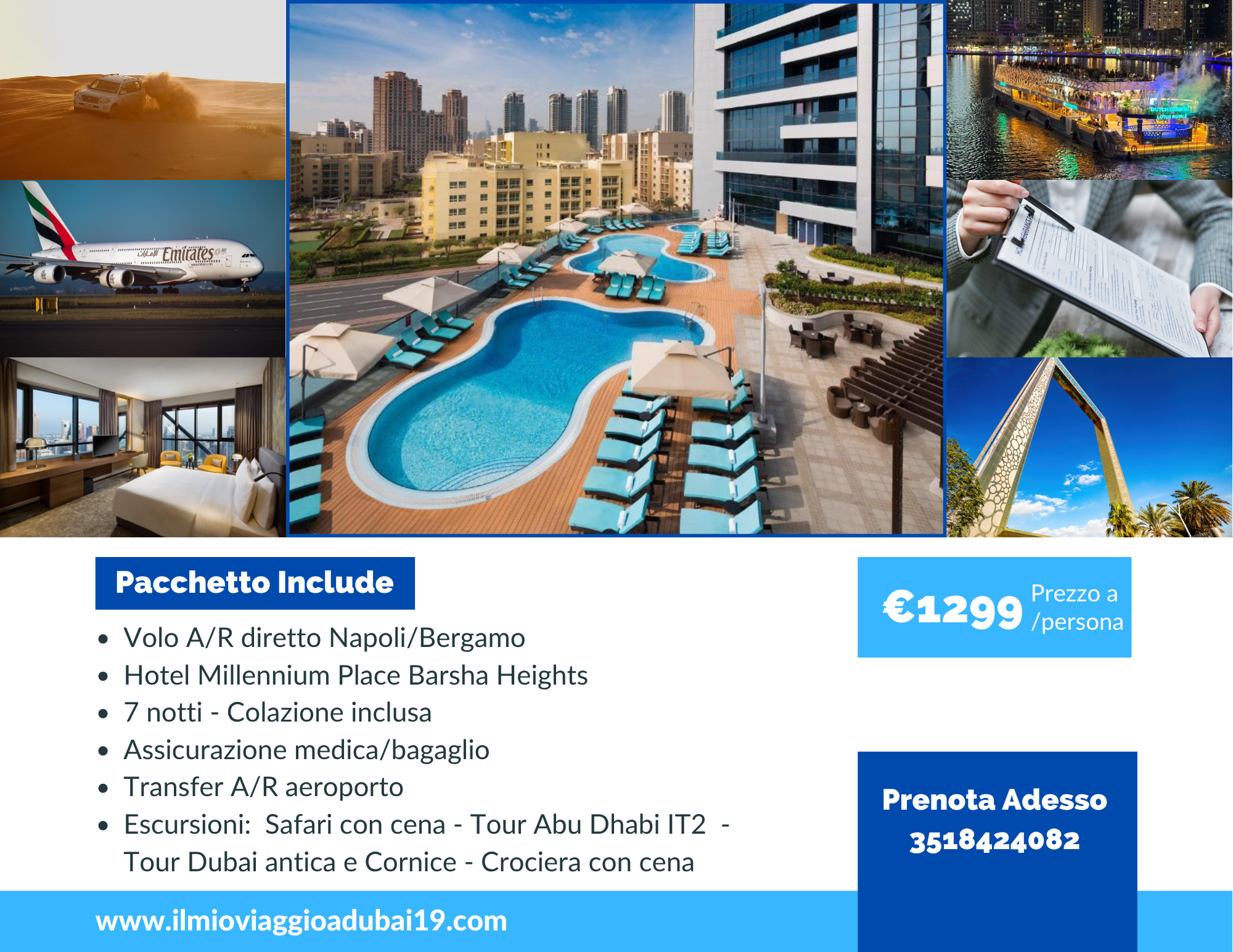 Dubai pacchetto da Napoli