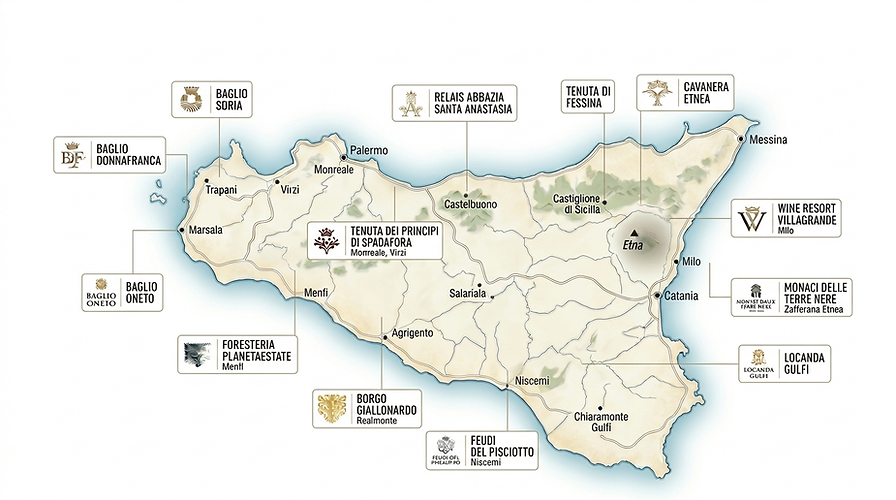 I migliori Wine Resort in Sicilia