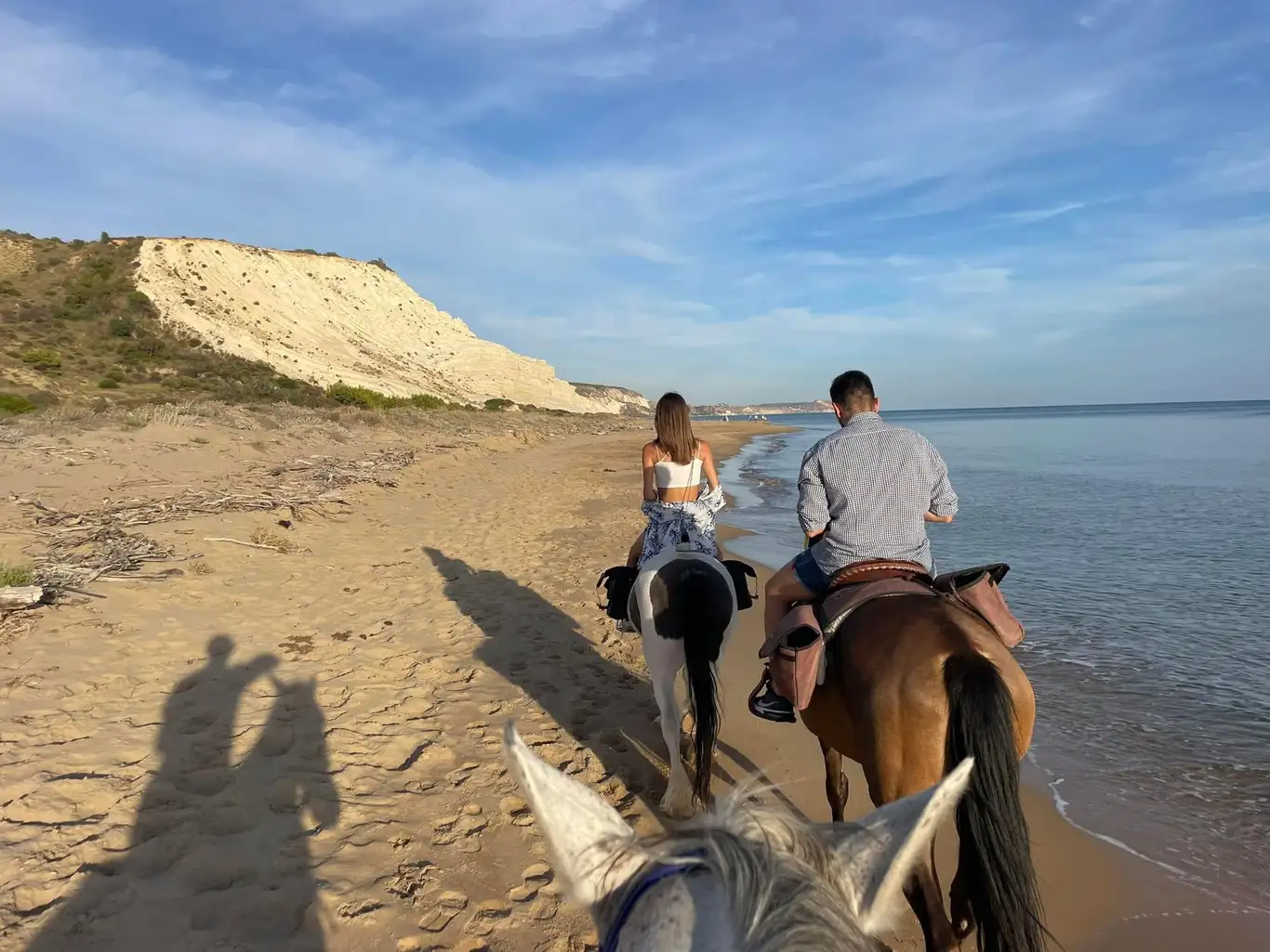 Passeggiata a cavallo ad Agrigento tra Riserva Torre Salsa e Capo Bianco
