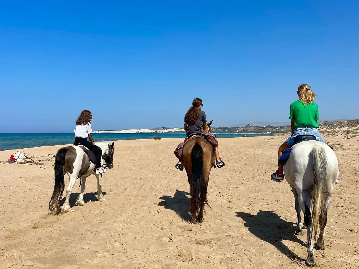 Passeggiata a cavallo ad Agrigento tra Riserva Torre Salsa e Capo Bianco