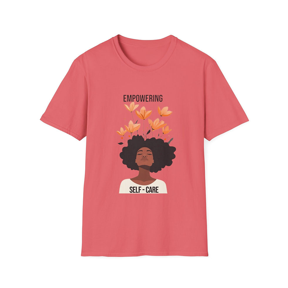 Empowering Self-Care and Flowers T-Shirt