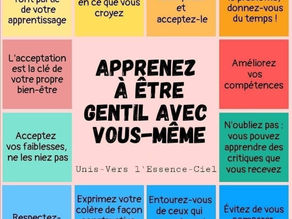 ETRE GENTIL AVEC SOI-MEME