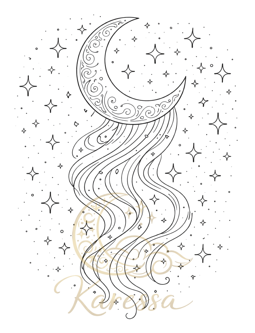 Thumbnail: Celestial Calm:  V3 Cosmic Serenity & Dreamy  Night Skies
