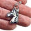 Thumbnail: Large horses head pendant necklace in hand to show approx size