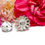 Thumbnail: silver daisy pin brooch, tie tack or hat badge, displayed with Spring flowers