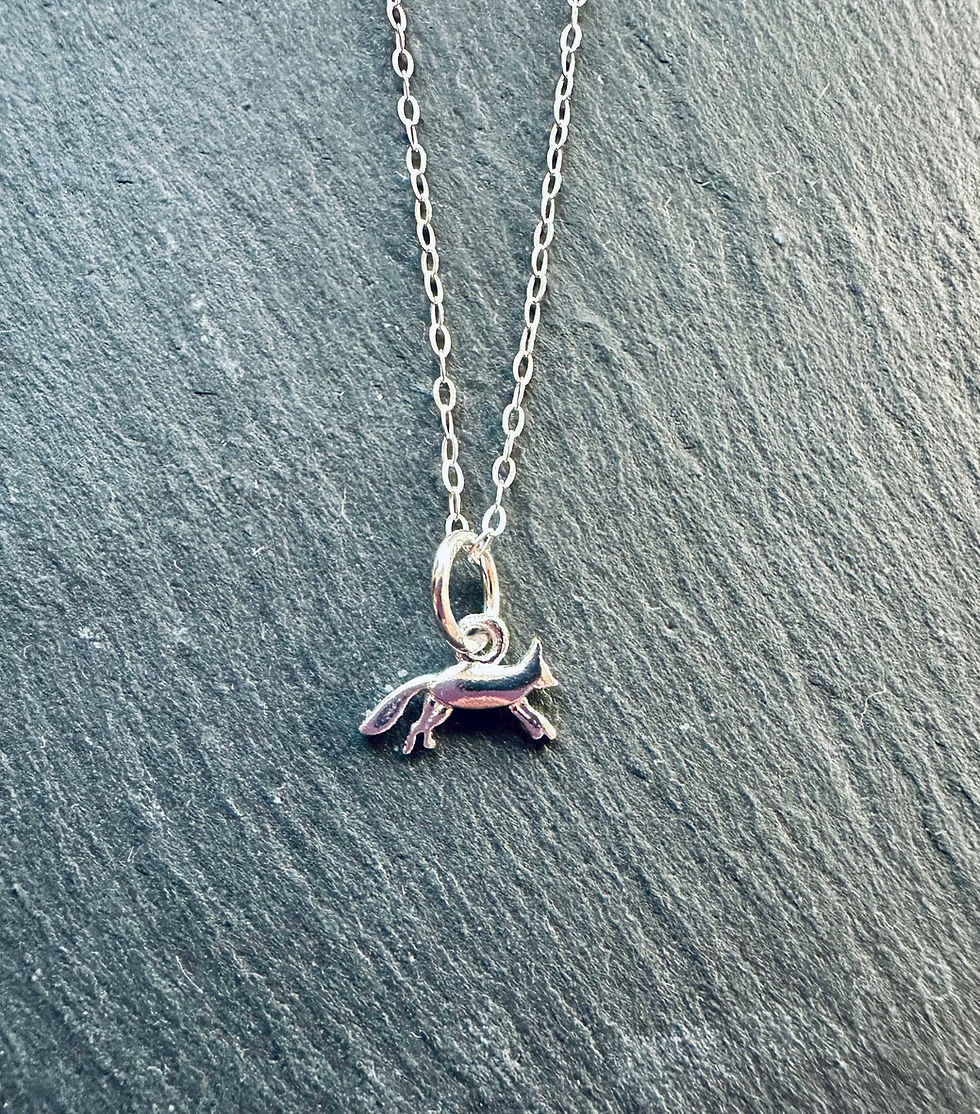 Thumbnail: fox pendant, silver necklaces, silver pendants, silver necklaces for sale, sterling silver fox 