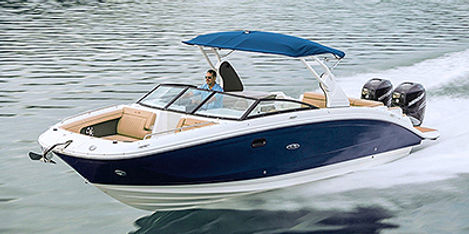 SeaRay 290 underway