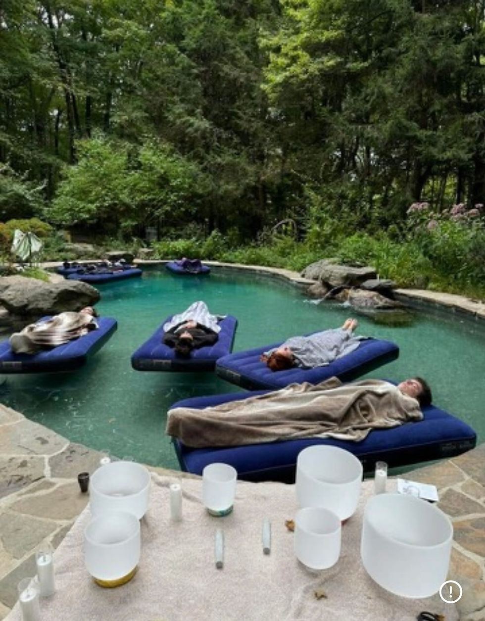 Summer solstice floating Soundbath