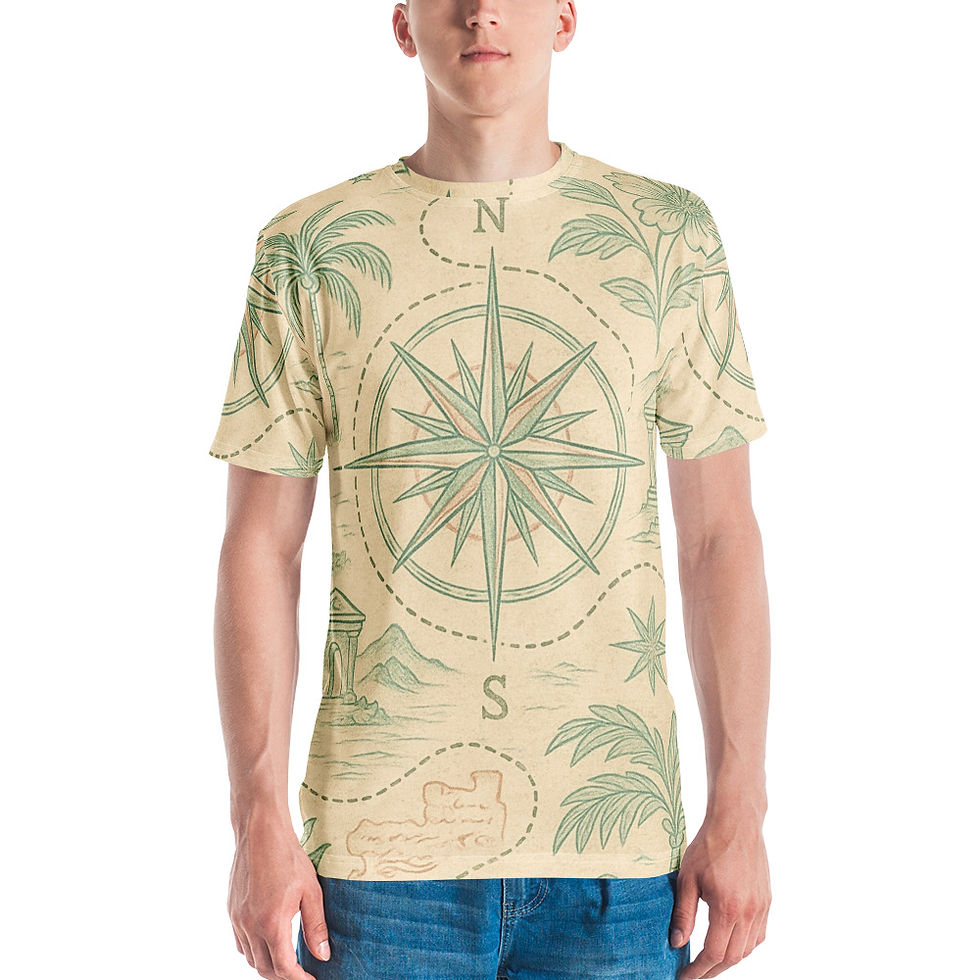 Thumbnail: FADED COMPASS TEE