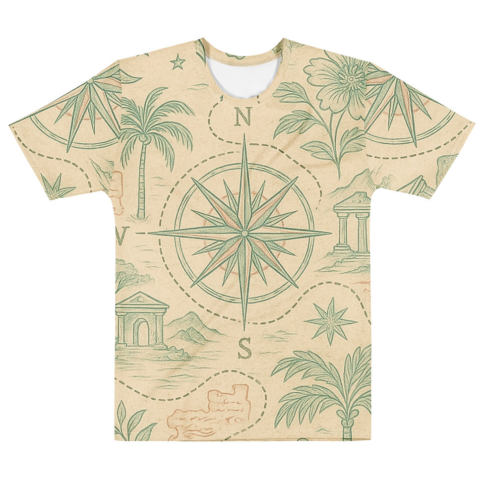 Thumbnail: FADED COMPASS TEE