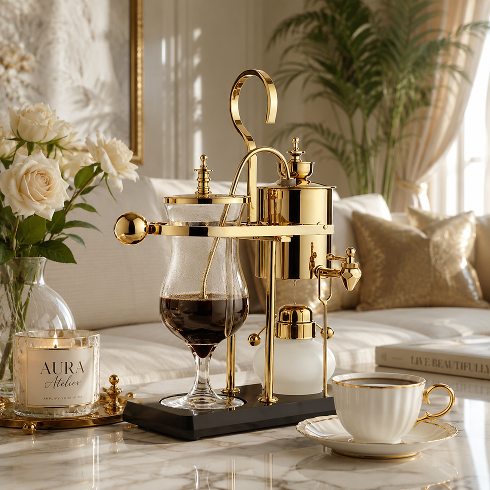 Thumbnail: GOLD SIPHON COFFEE MACHINE